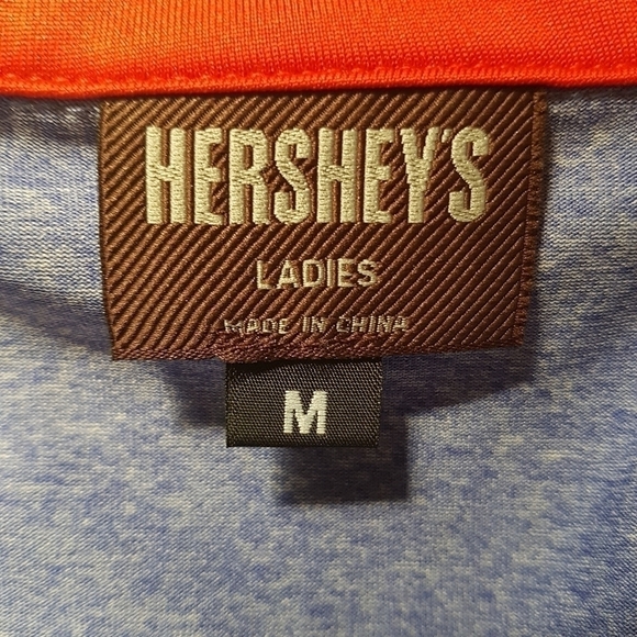 Hershey's Quarter Zip Short Sleeve Pullover Shirt - Picture 8 of 9